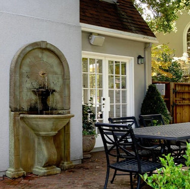 Giannini Garden Amalfi Wall Outdoor Water Fountain for Spout